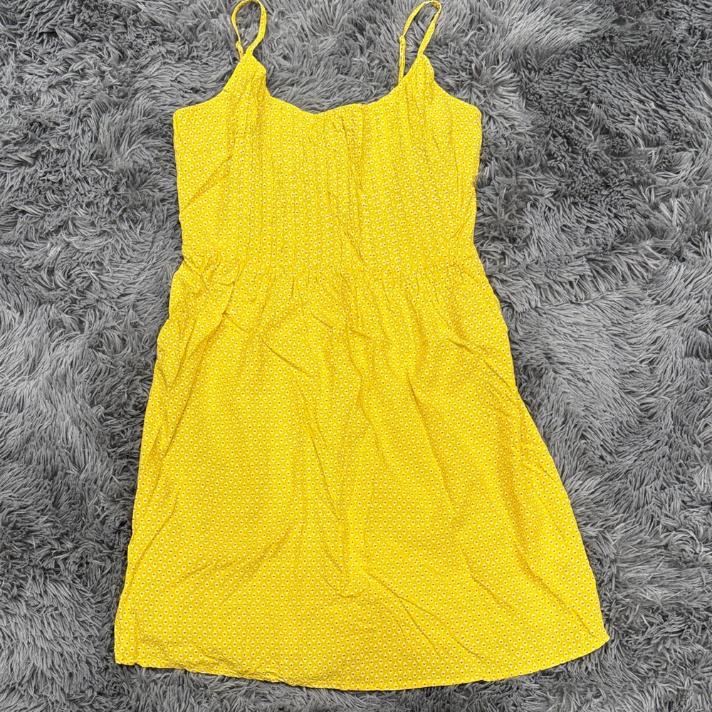 Old Navy Floral Yellow Dress
